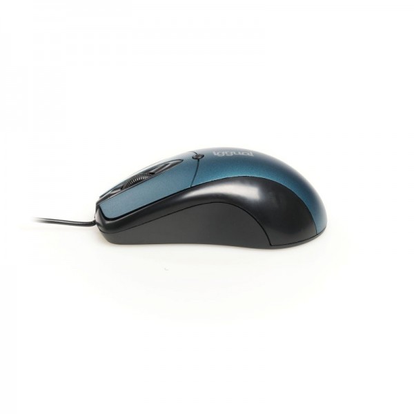 Iggual ratón óptico com-ergonomic-xl-800dpi azul