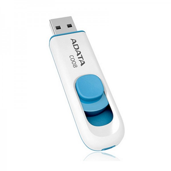 Adata lapiz usb c008 64gb usb 2.0 blanco/azul Adata lapiz usb c008 64gb usb 2.0 blanco/azul