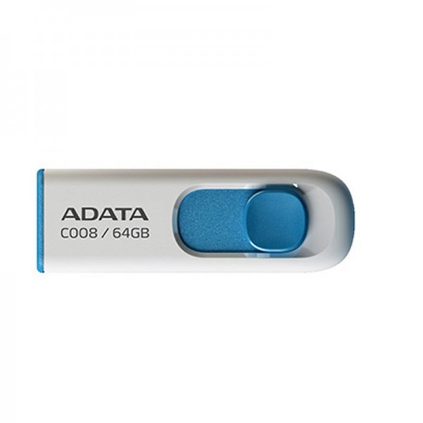 Adata lapiz usb c008 64gb usb 2.0 blanco/azul Adata lapiz usb c008 64gb usb 2.0 blanco/azul