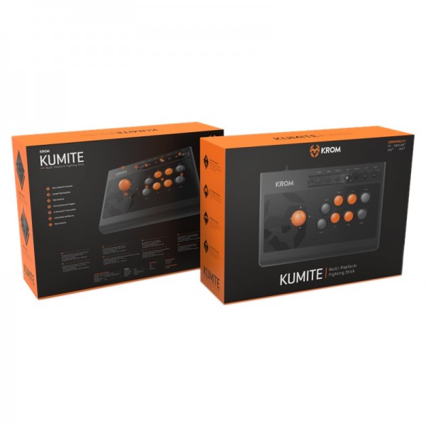 Krom gamepad arcade kumite multiplataforma