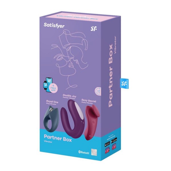Satisfyer partner box 3 set vibrador