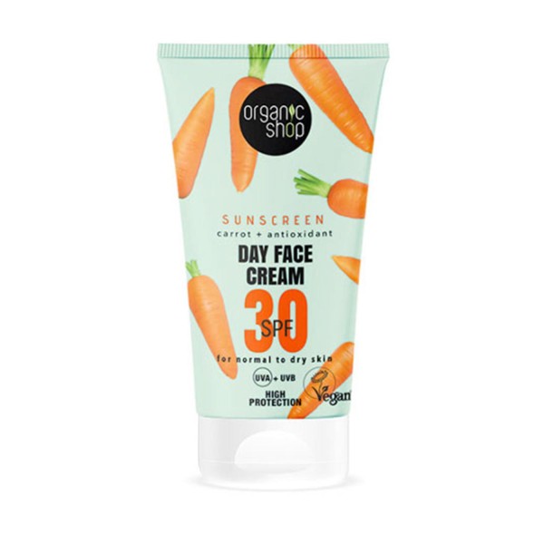 Organic shop carrot crema facial de dia spf30 50ml