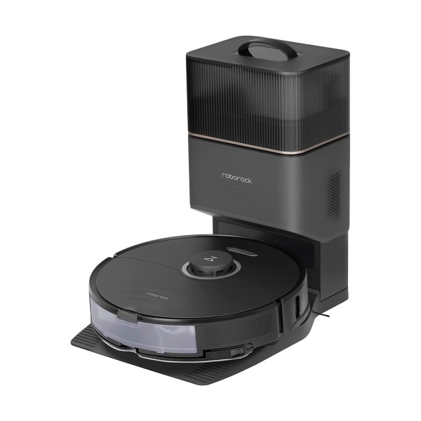 Roborock s8+ negro / robot aspirador inalámbrico con base multifuncional
