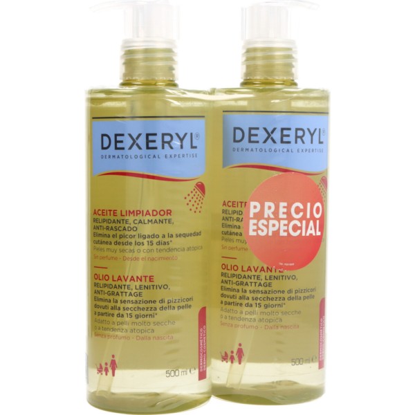 Dexeryl Aceite Limpiador 2 X 500ml Promo