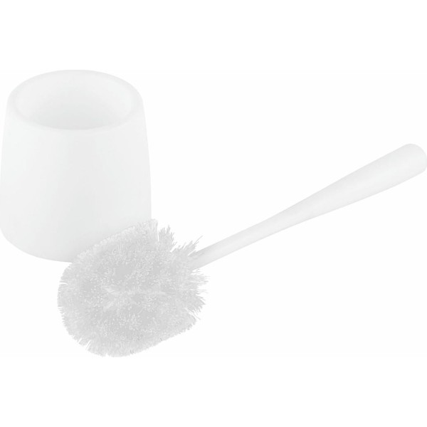 Escobillero wc plastico blanco 38cm.