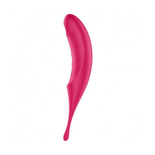Satisfyer twirling pro vibrador air pulse hybrid rojo