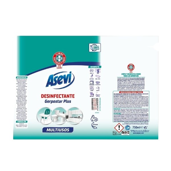 Asevi Desinfectante Multiusos Spray 750ml