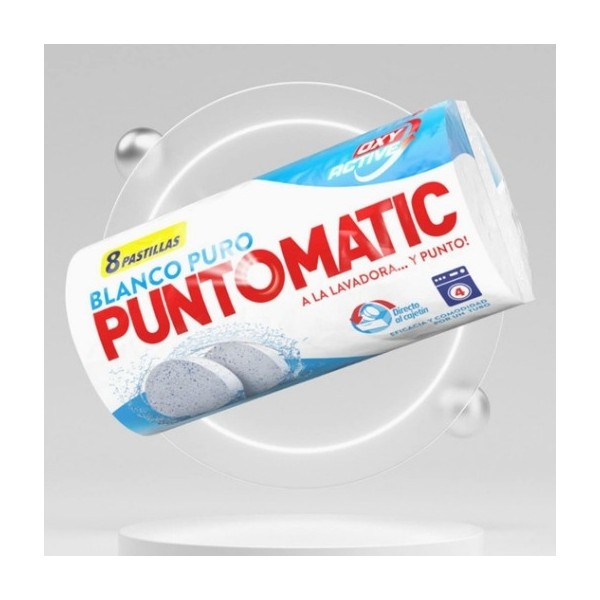 Puntomatic detergente Blanco Puro 8 pastillas