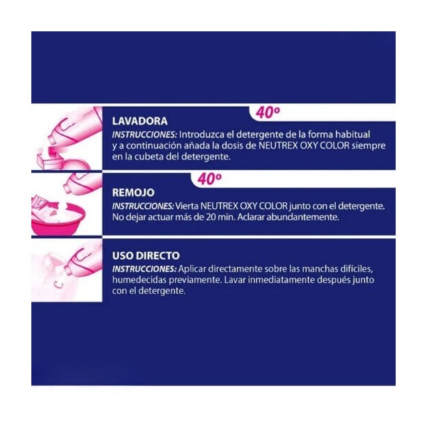 Neutrex quitamanchas Oxy color 950 ml