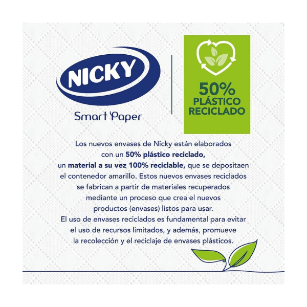 Nicky papel higiénico Aloe Vera 6 rollos